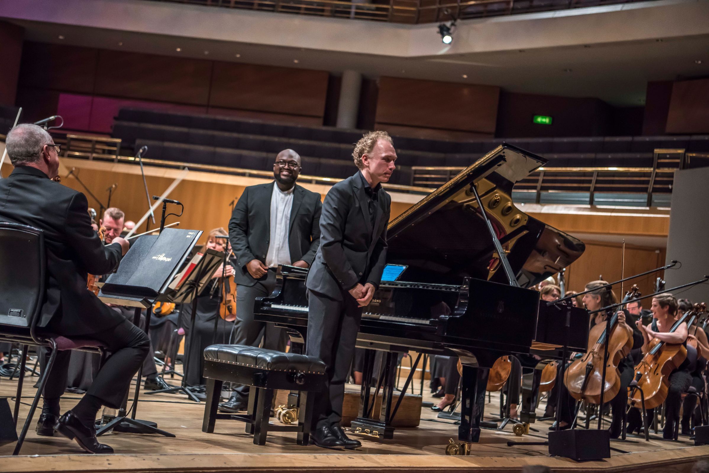 Vimbayi Kaziboni, Ralph van Raat and the BBC Philharmonic &copy; Chris Payne