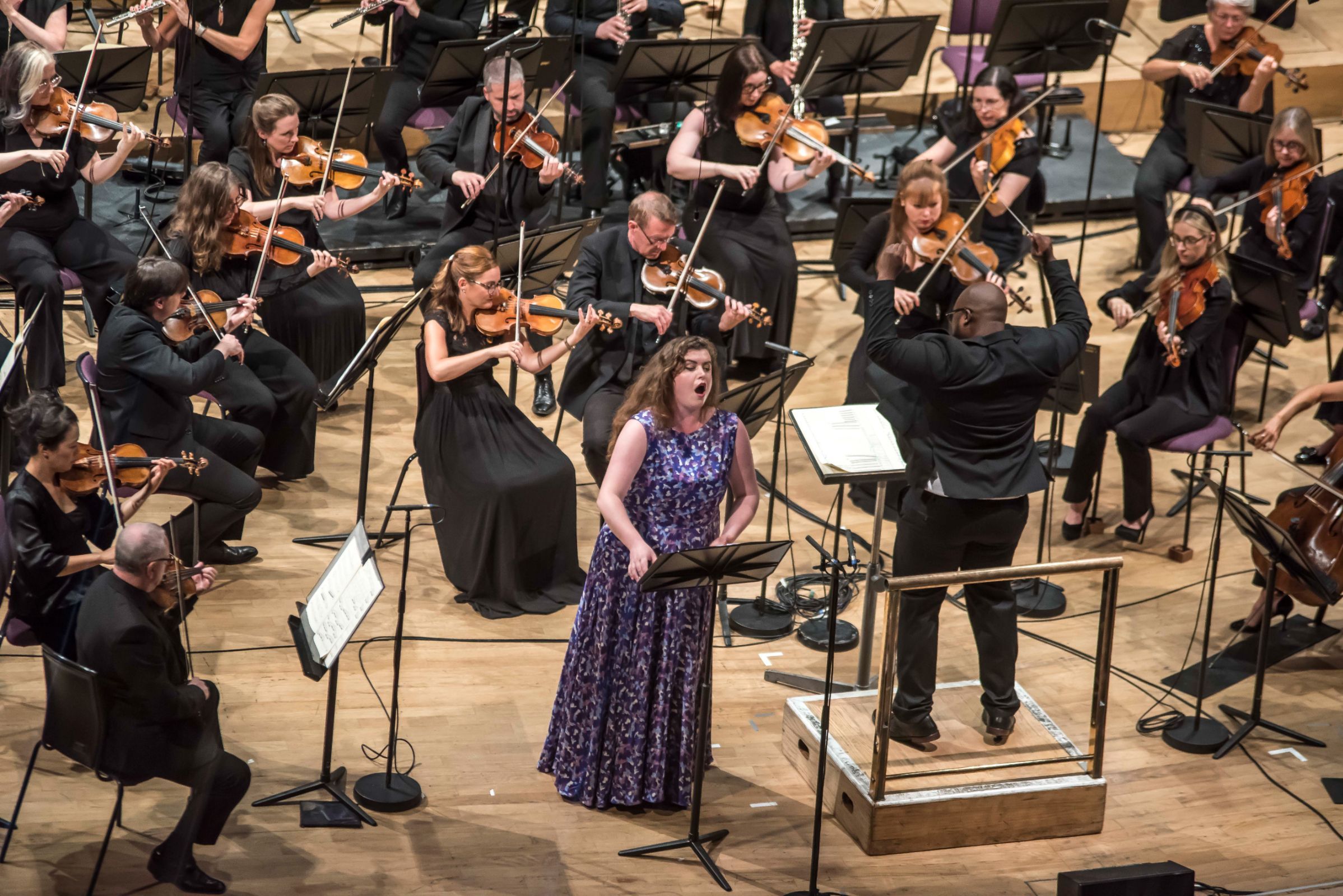 Jess Dandy, Vimbayi Kaziboni and the BBC Philharmonic &copy; Chris Payne