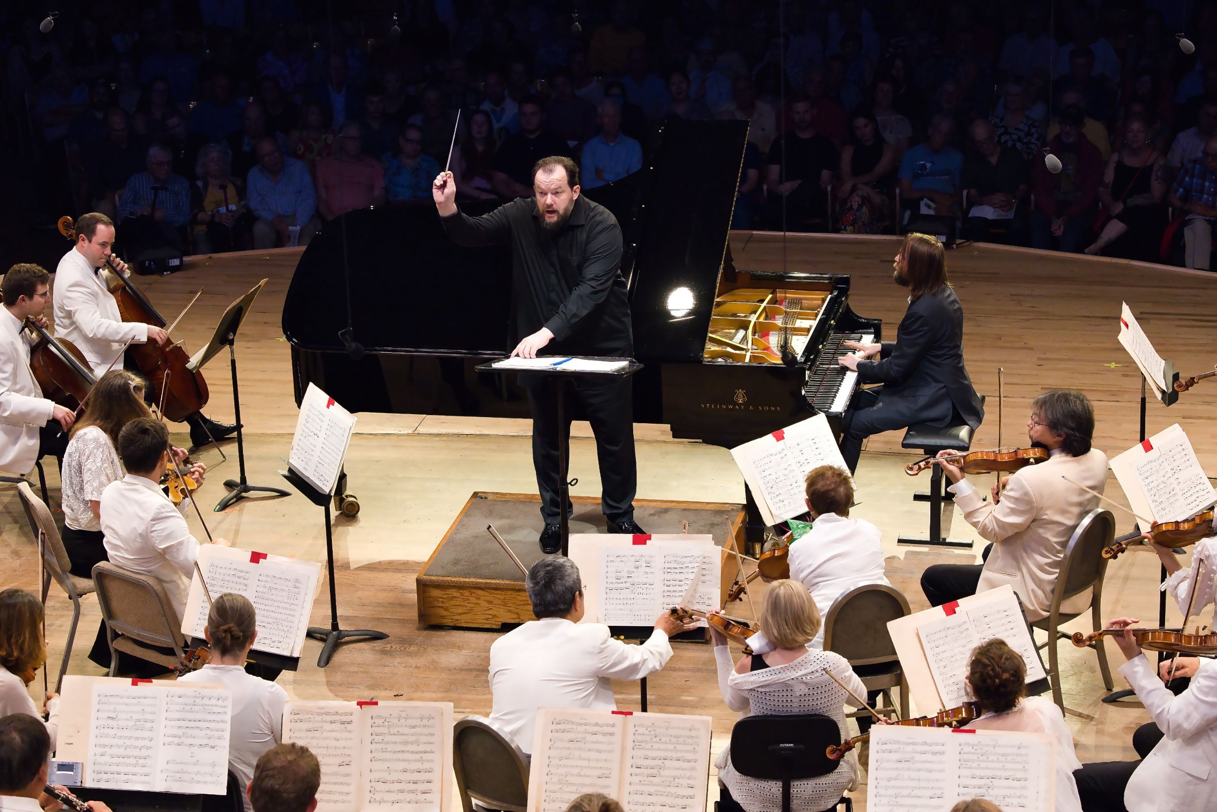 Andris Nelsons and Daniil Trifonov &copy; Hilary Scott