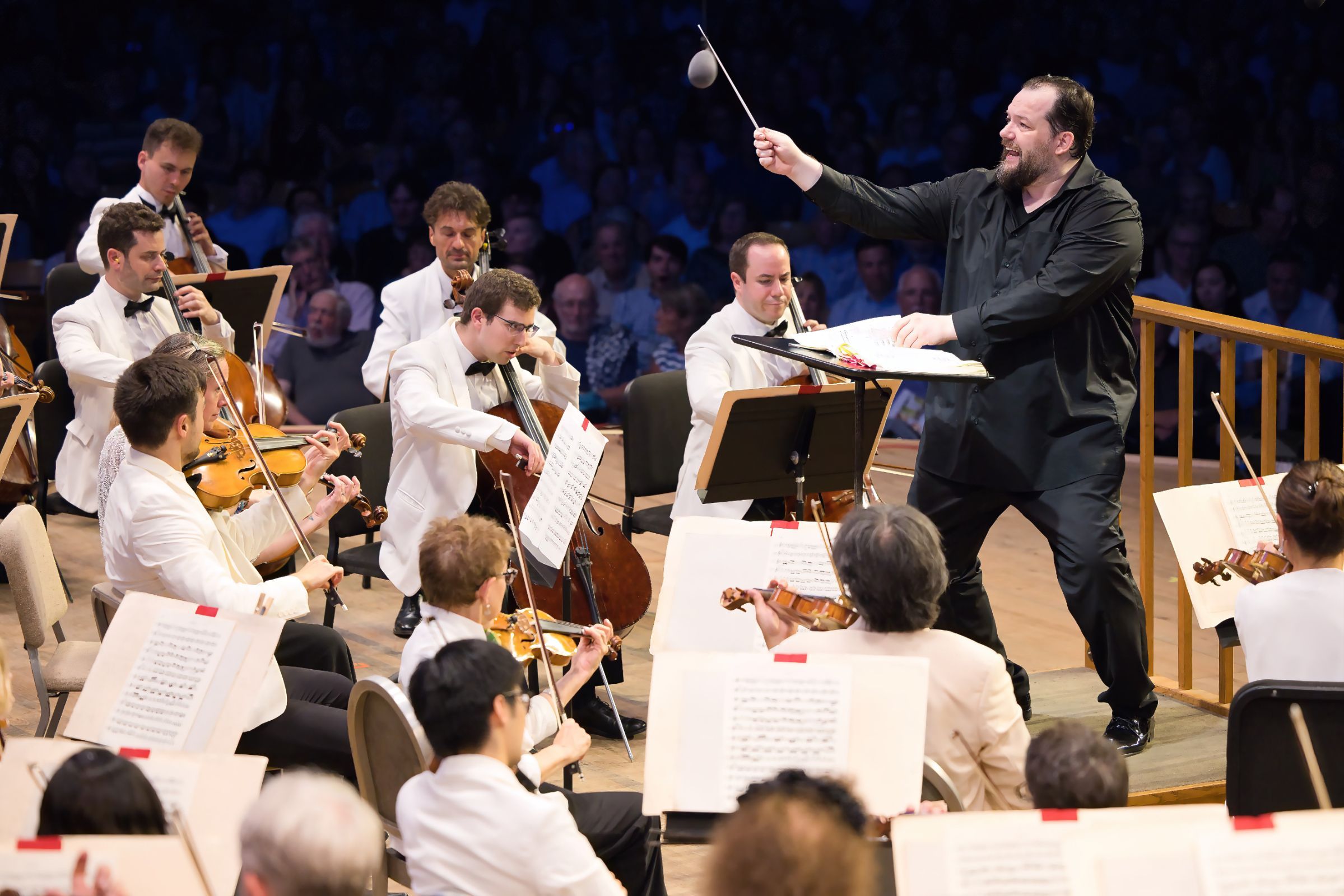 Andris Nelsons conducts the Boston Symphony at Tanglewood &copy; Hilary Scott