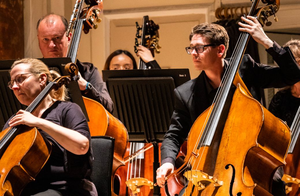 The CBSO double basses © Still Moving Media