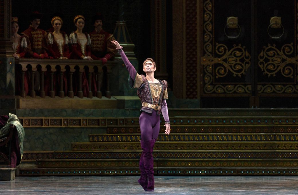 Andrii Ishchuk as Rothbart in Act 3 of <i>Swan Lake</i> &copy; Rosalie O'Connor