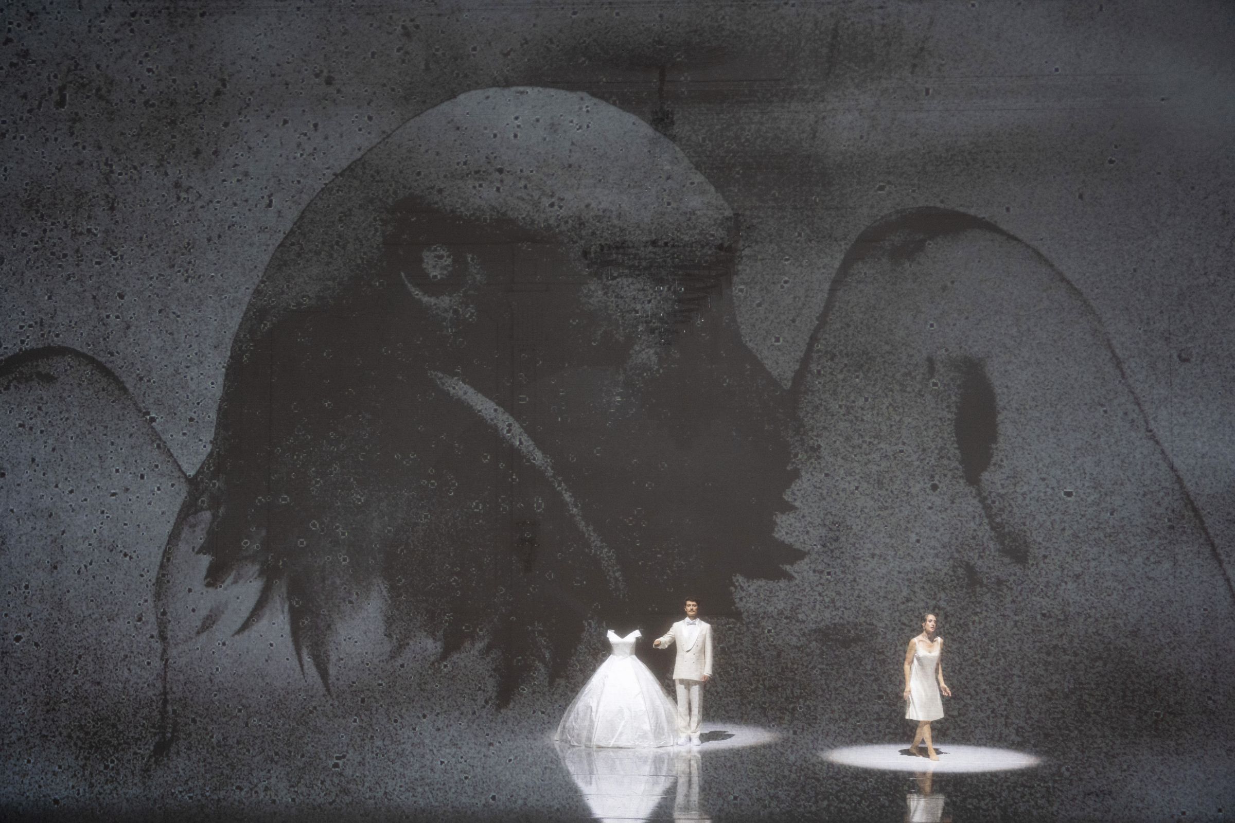 Jakub Józef Orliński (Athamas) und Brenda Rae (Semele) &copy; Monika Rittershaus