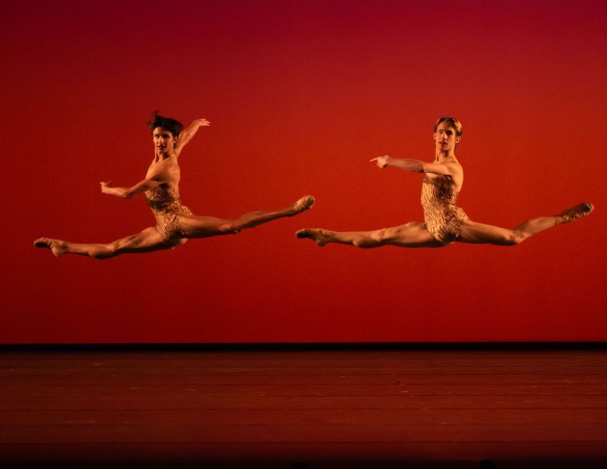 Caspar Lench and Guillem Cabrera Espinach in Christopher Wheeldon's <i>Within the Golden Hour</i> &copy; ASH
