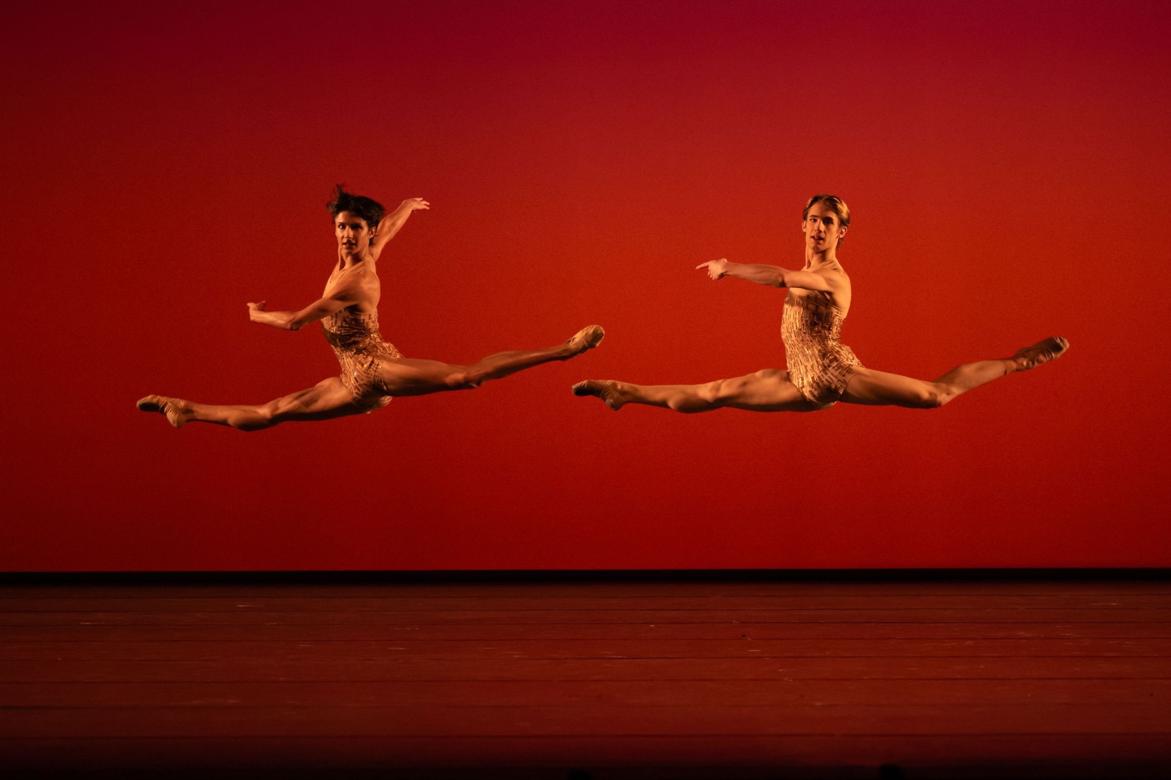 Caspar Lench and Guillem Cabrera Espinach in Christopher Wheeldon's <i>Within the Golden Hour</i> &copy; ASH