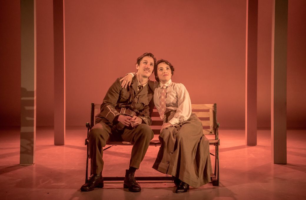 George Arvidson (Edward Brittain) and Audrey Brisson (Vera Brittain) © Genevieve Girling