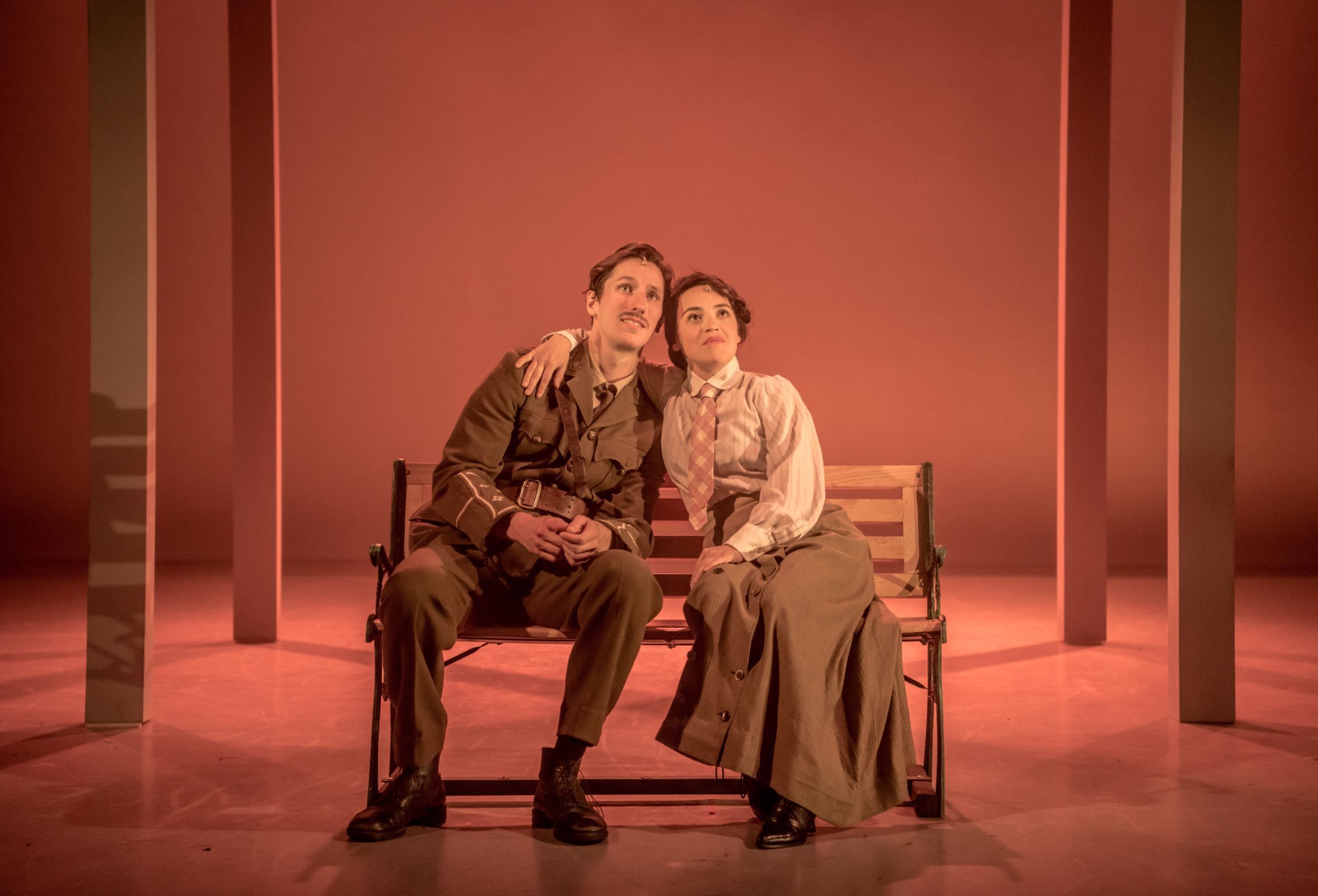 George Arvidson (Edward Brittain) and Audrey Brisson (Vera Brittain) &copy; Genevieve Girling