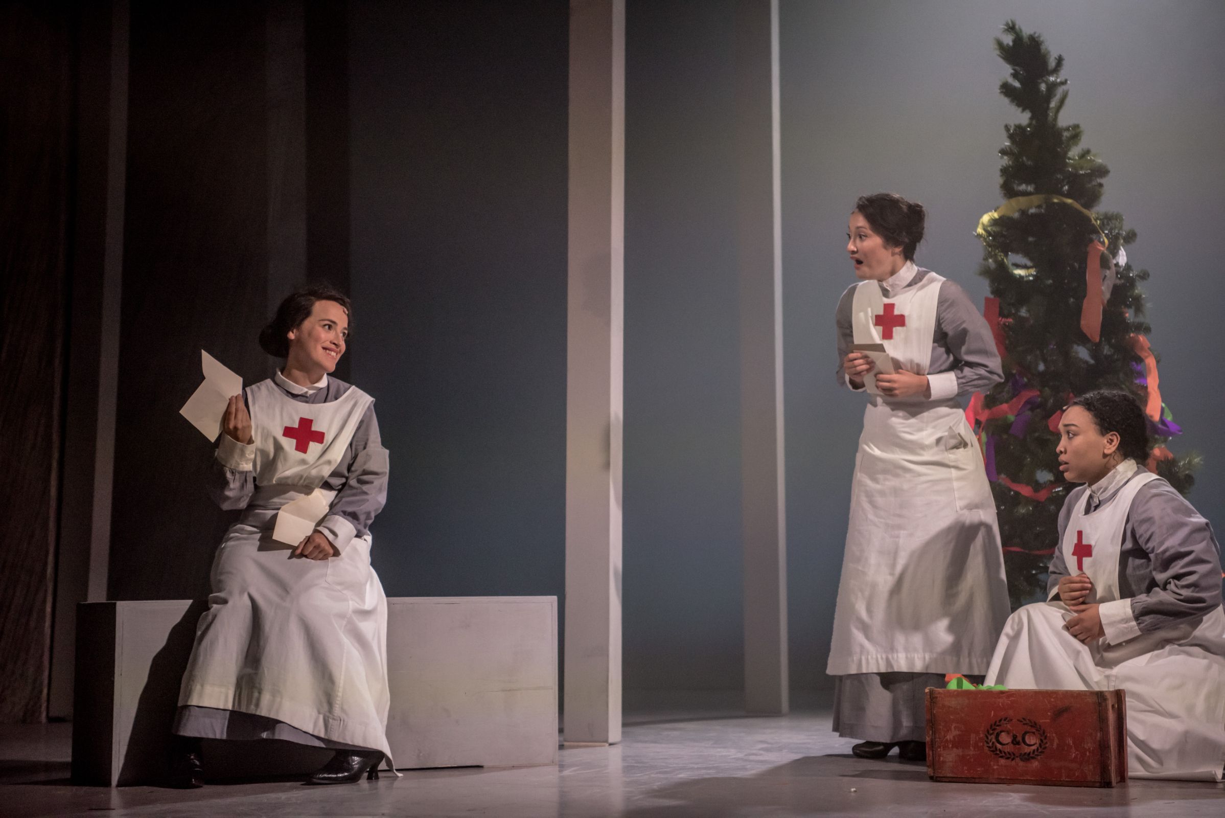 Audrey Brisson (Vera), Julia Mariko and Rachel Seirian (nurses) &copy; Genevieve Girling