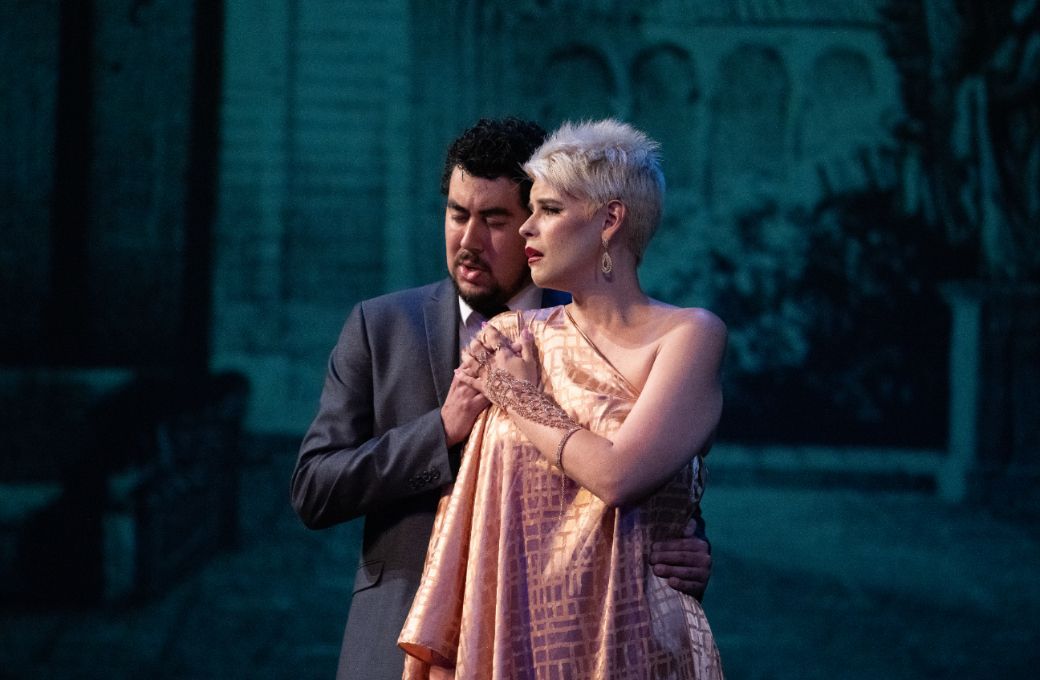Ricardo José Rivera (Severo) and Chelsea Lehnea (Paolina) © Steven Pisano