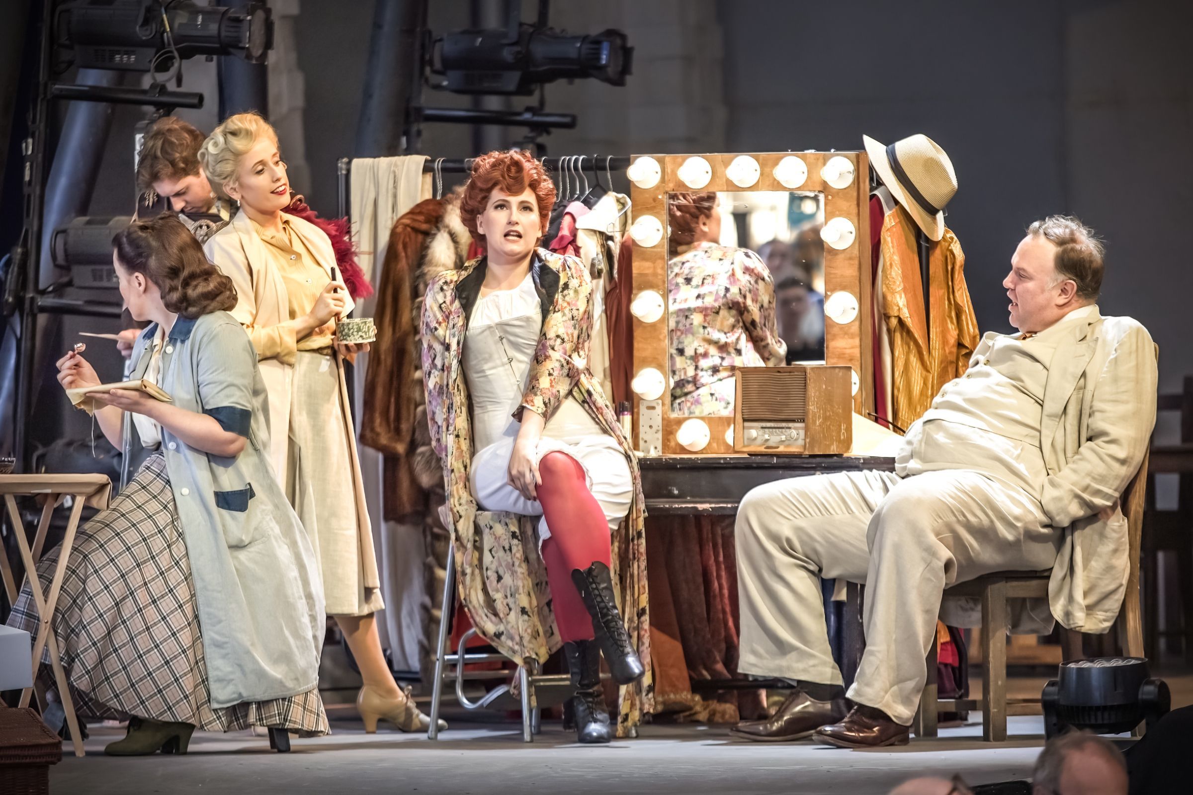 Elizabeth Karani (Musetta) and Henry Grant Kerswell (Alcindoro) &copy; Craig Fuller
