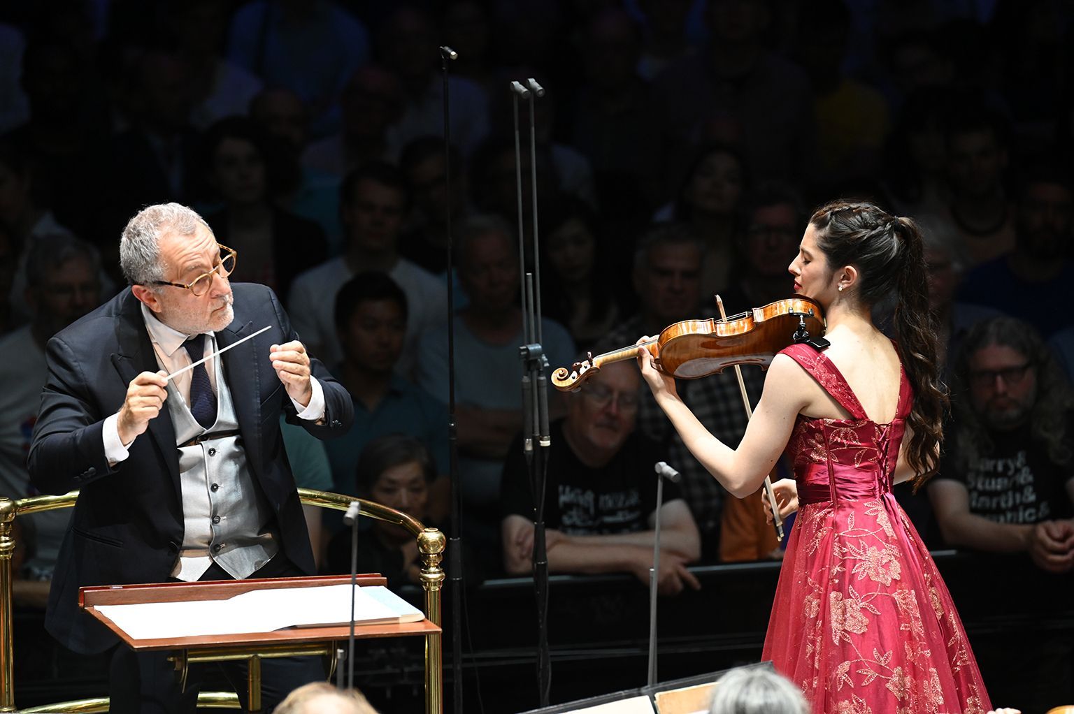 Josep Pons and María Dueñas © BBC | Chris Christodoulou
