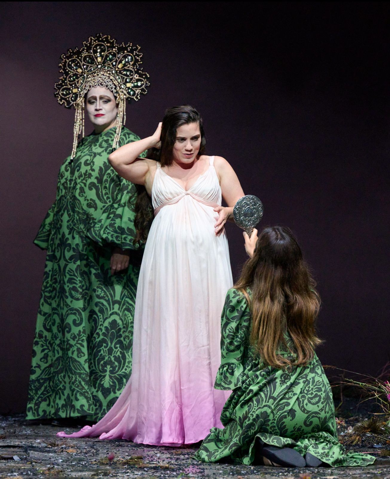 Jennifer Johnston (Juno), Joélle Harvey (Semele) and Stephanie Wake-Edwards (Ino) &copy; Glyndebourne Productions Ltd. Photo: Richard Hubert Smith