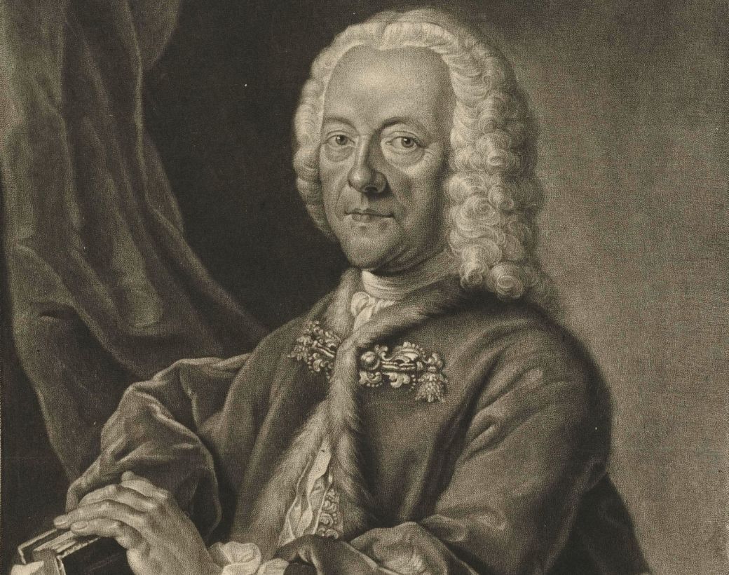 Georg Philipp Telemann bei Valentin Daniel Preisler &copy; Public domain