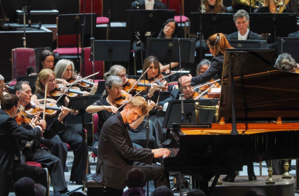 Jan Lisiecki, Elim Chan and the BBC Symphony Orchestra &copy; BBC | Sisi Burns