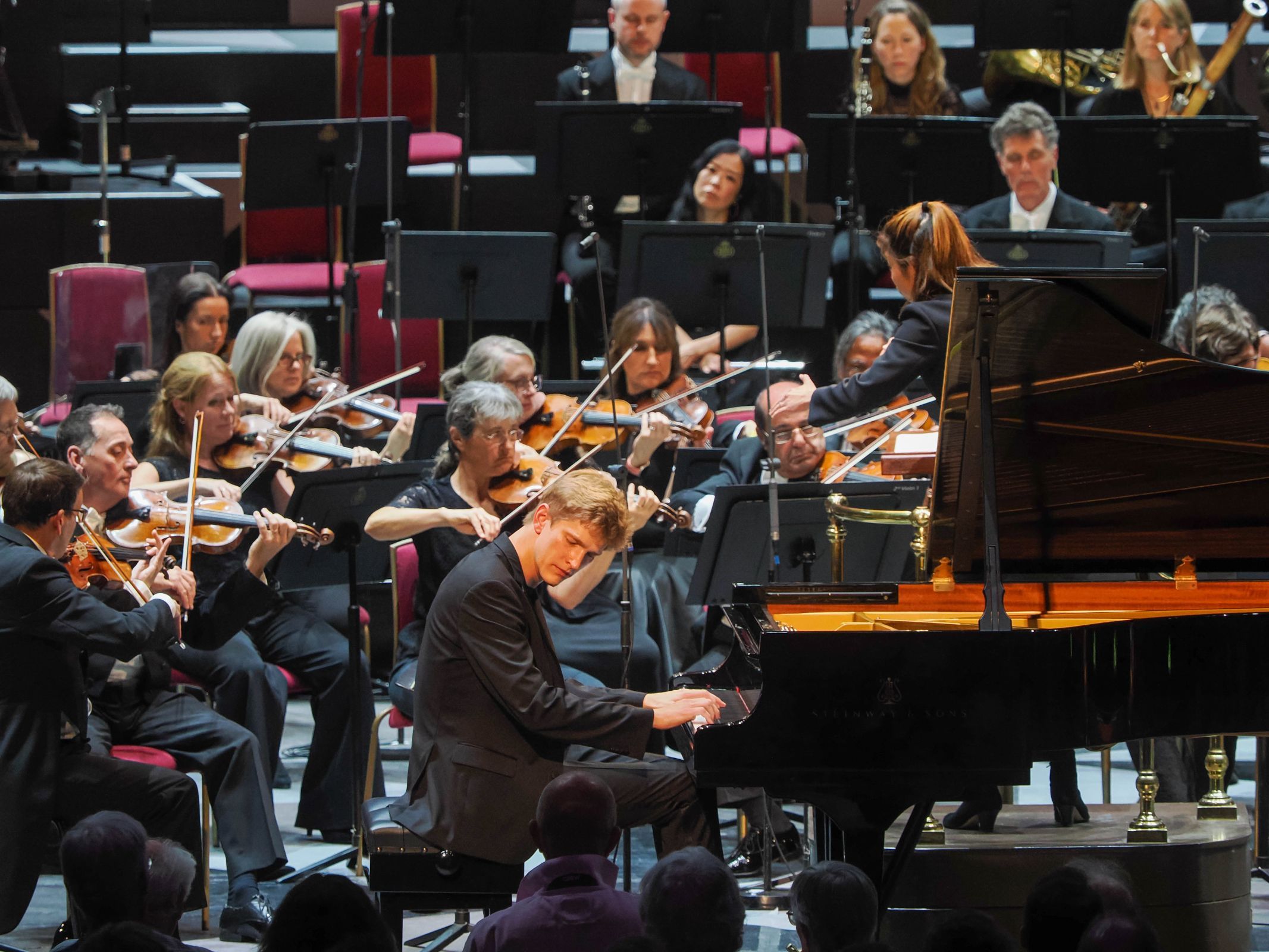 Jan Lisiecki, Elim Chan and the BBC Symphony Orchestra &copy; BBC | Sisi Burns