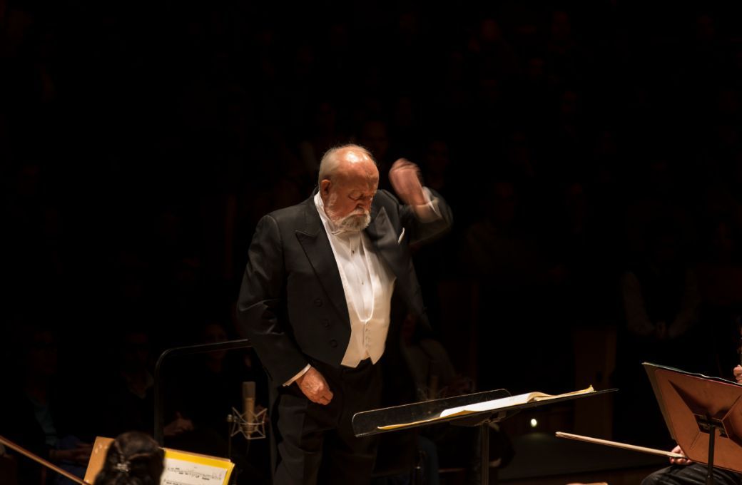 Penderecki conducts &copy; Romina Santarelli