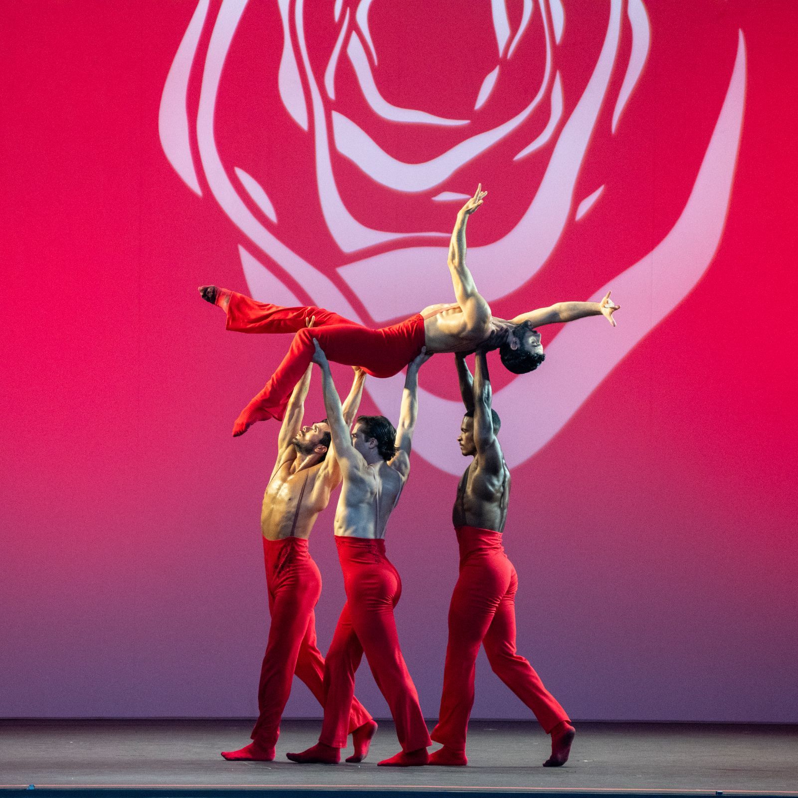 Antonio Cangiano, Omar Rivéra, Leonardo Brito and Dylan Dias McIntyre in <i>Línea Recta</i> &copy; Richard Termine