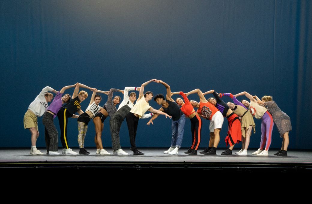 New York City Ballet in Justin Peck's <i>The Times Are Racing</i> &copy; Richard Termine