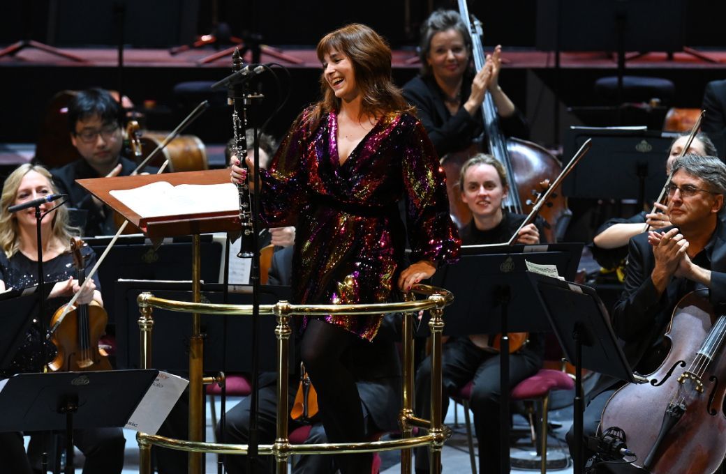 Annelien Van Wauwe and the BBC National Orchestra of Wales © BBC | Chris Christodoulou