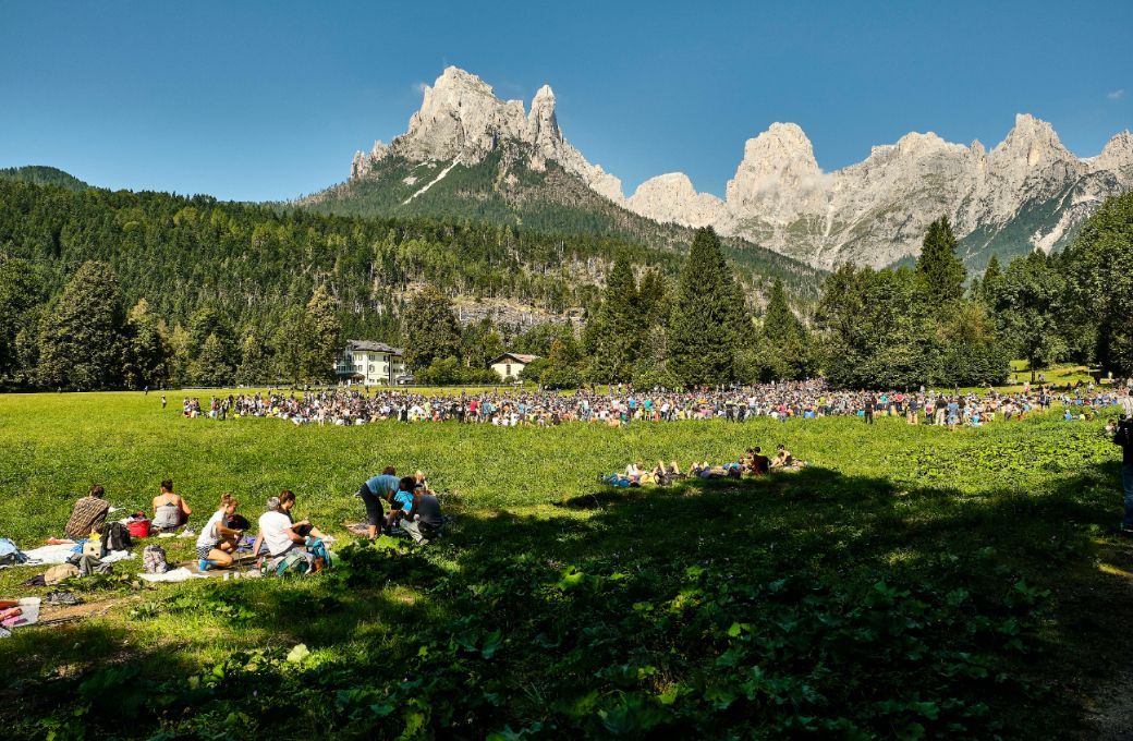 Konzert in der Nähe von Pale di San Martino © A. Debiasi | Trentino Marketing