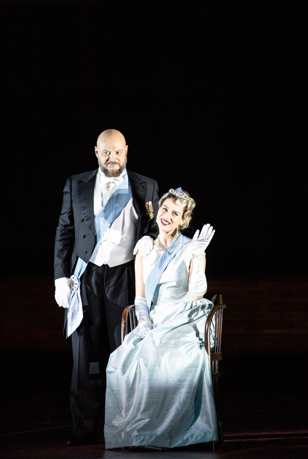 Vladislav Sulimsky (Macbeth) und Asmik Grigorian (Lady Macbeth) © SF | Bernd Uhlig