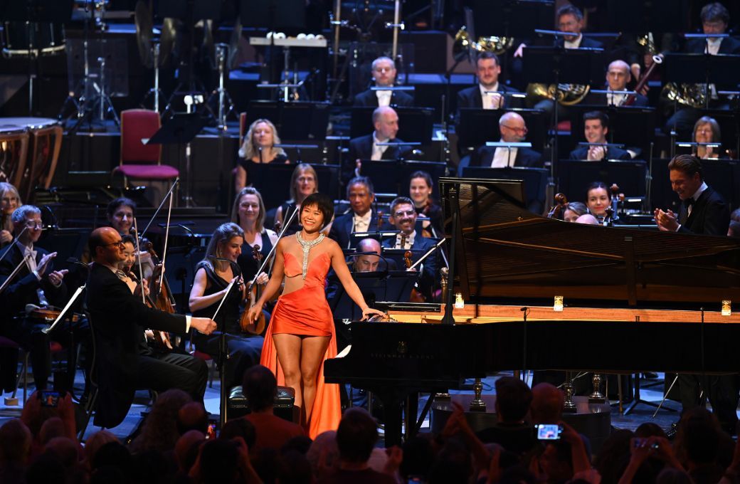 Yuja Wang and the BBC Symphony Orchestra © BBC Proms | Chris Christodoulou