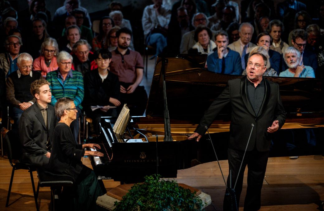 Maria Jo&atilde;o Pires et Matthias Goerne au Gstaad Menuhin Festival &copy; Raphael Faux