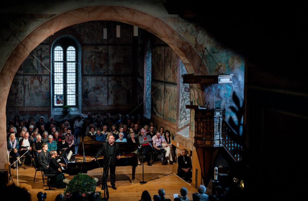 Maria Jo&atilde;o Pires et Matthias Goerne au Gstaad Menuhin Festival &copy; Raphael Faux