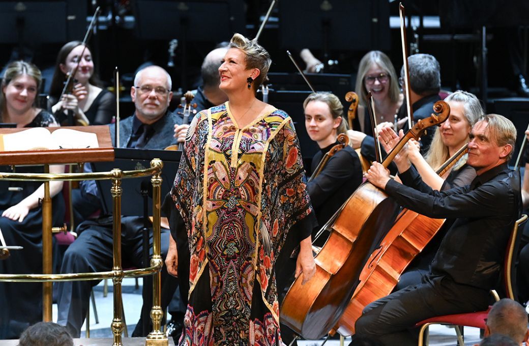 Dame Sarah Connolly and the BBC Philharmonic &copy; BBC | Chris Christodoulou