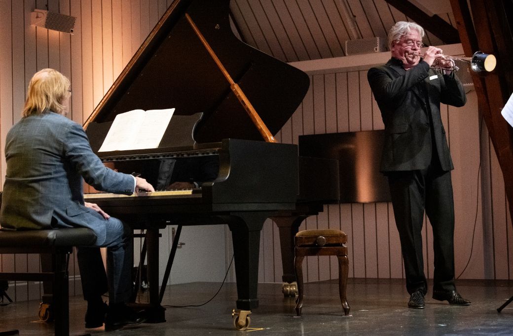 Roland Pöntinen et Håkan Hardenberger © Liv Øvland