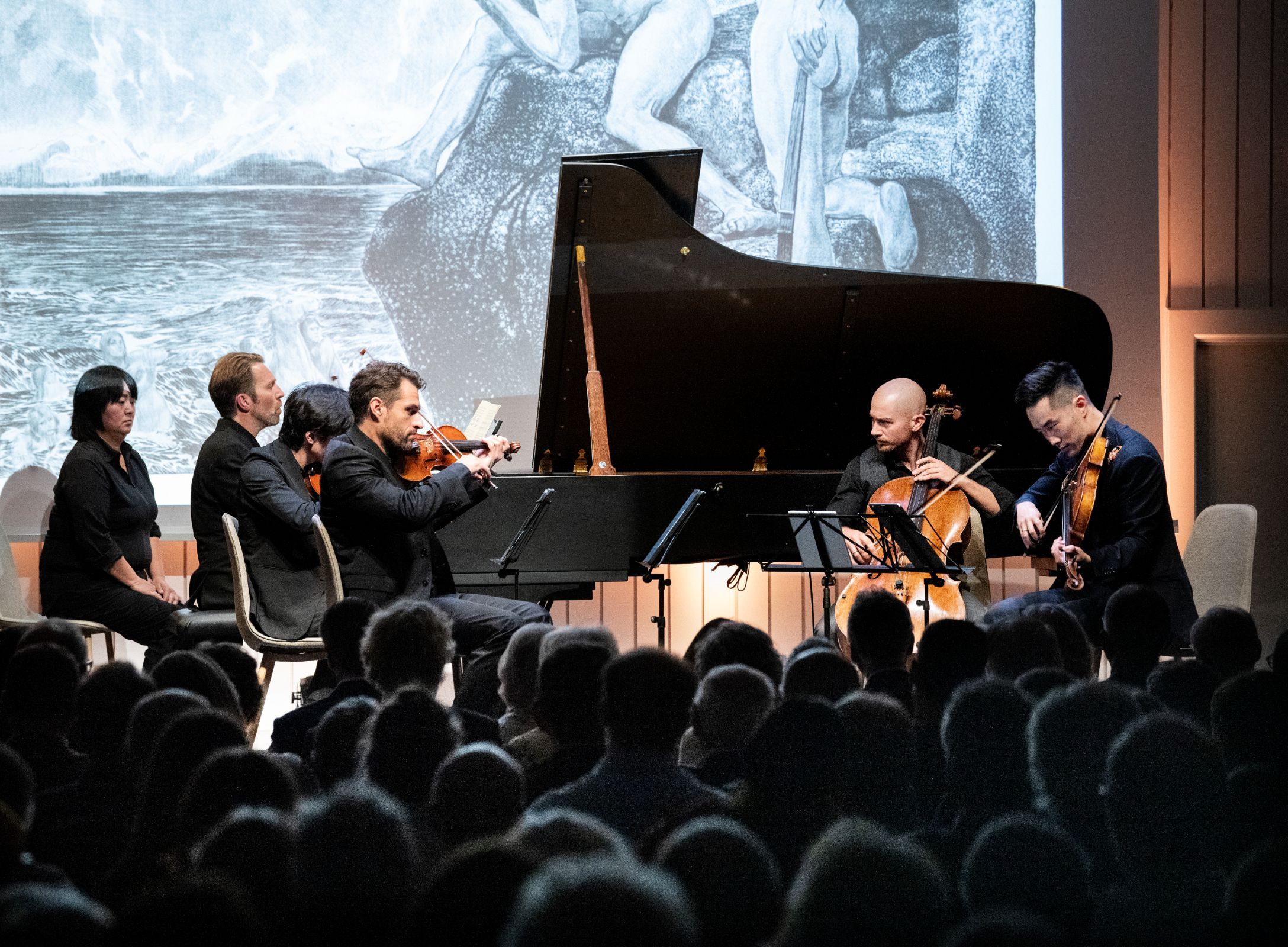 Leif Ove Andsnes et le Dover Quartet © Liv Øvland