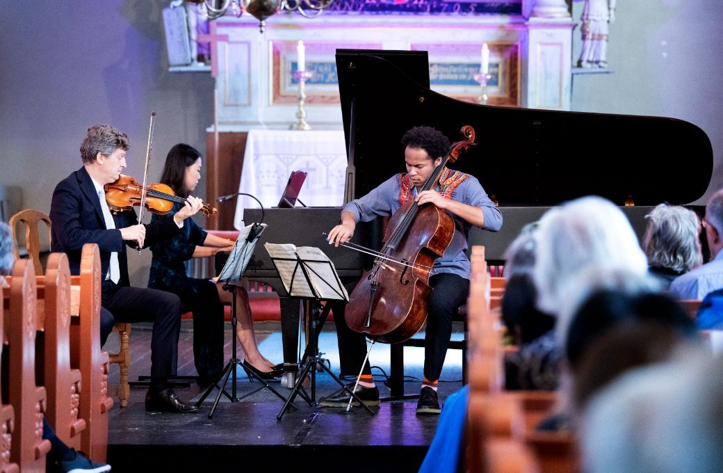 James Ehnes, Yeol Eum Son et Sheku Kanneh-Mason © Liv Øvland