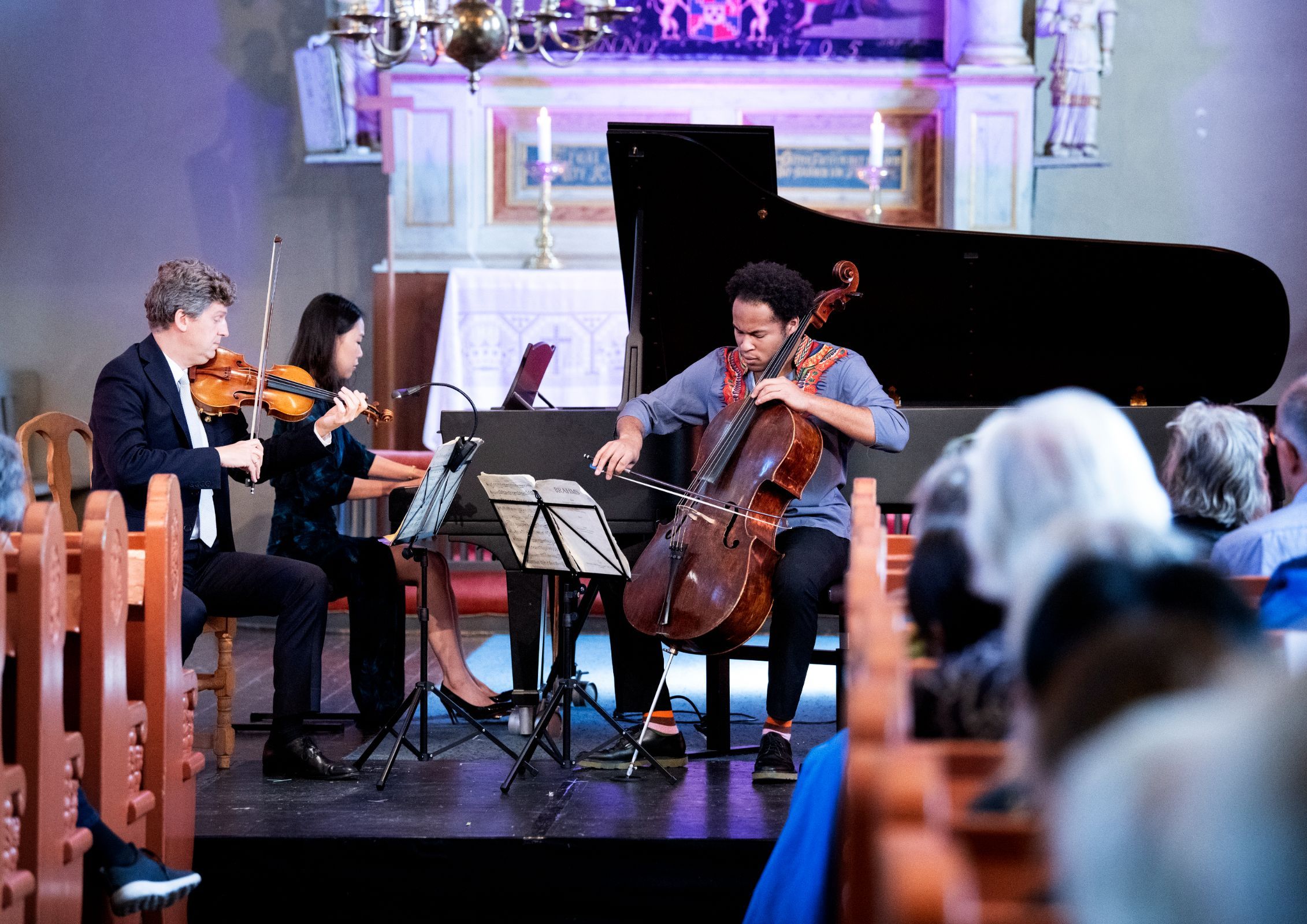 James Ehnes, Yeol Eum Son et Sheku Kanneh-Mason © Liv Øvland