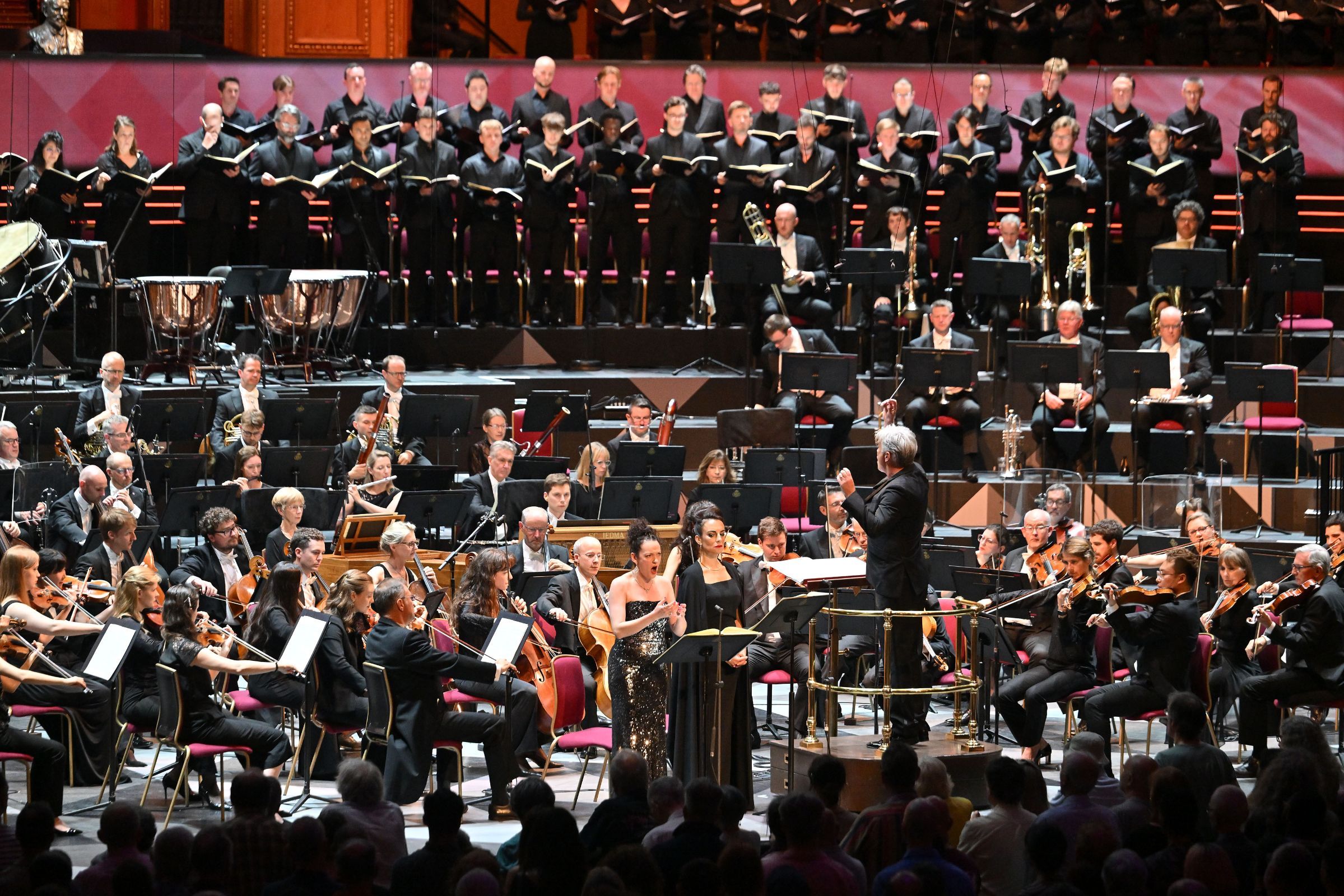 Edward Gardner, Jennifer France, Clare Presland, London Philharmonic Orchestra and Choirs &copy; BBC Proms | Mark Allan