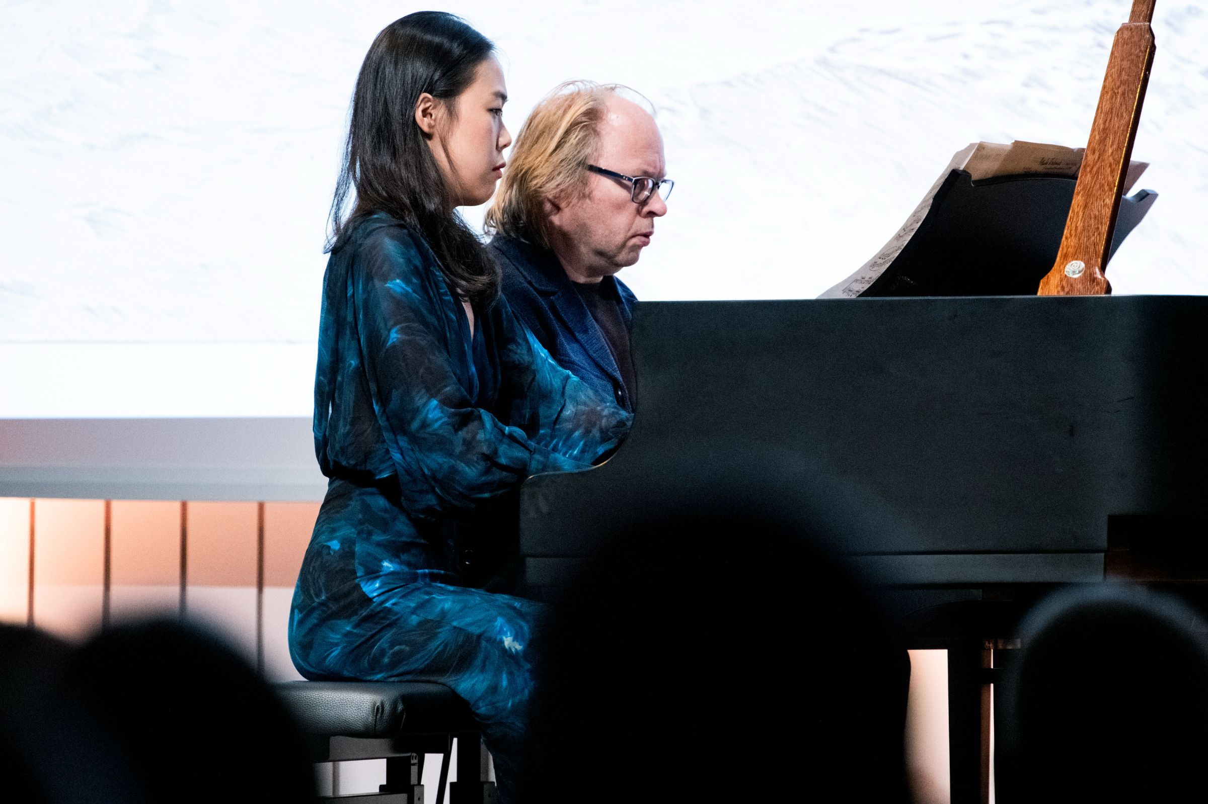 Yeol Eum Son et Roland Pöntinen &copy; Liv Øvland