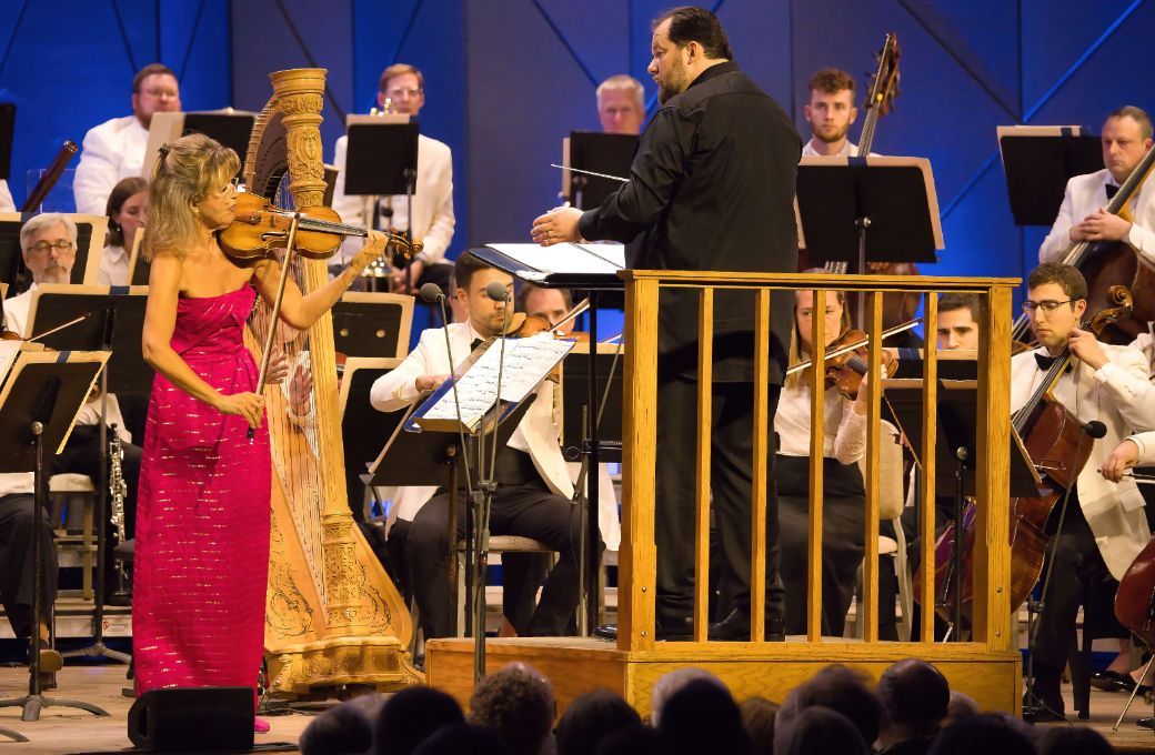 Anne-Sophie Mutter, Andris Nelsons and the Boston Symphony Orchestra © Hilary Scott