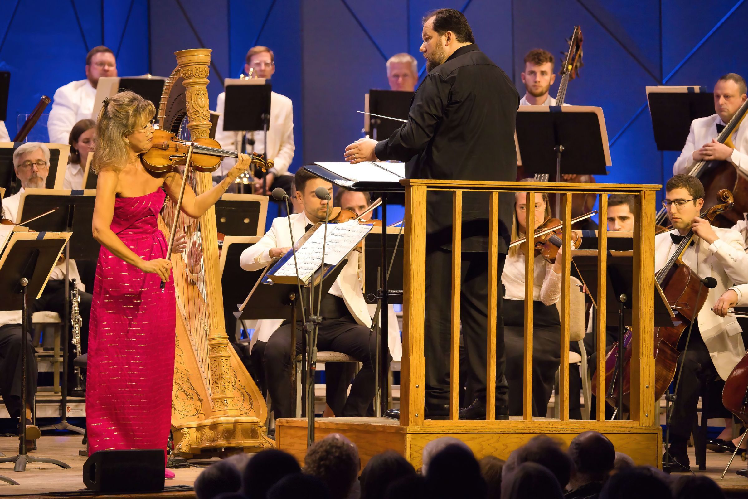 Anne-Sophie Mutter, Andris Nelsons and the Boston Symphony Orchestra &copy; Hilary Scott
