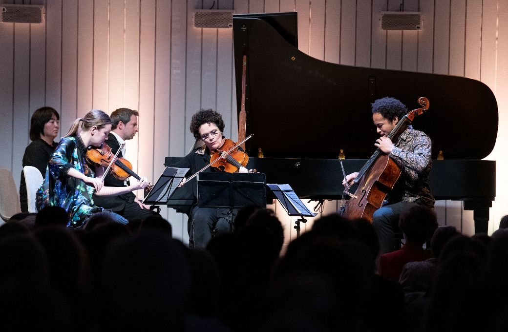 Guro Kleven Hagen, Bertrand Chamayou, Tabea Zimmermann et Sheku Kanneh-Mason &copy; Liv &Oslash;vland