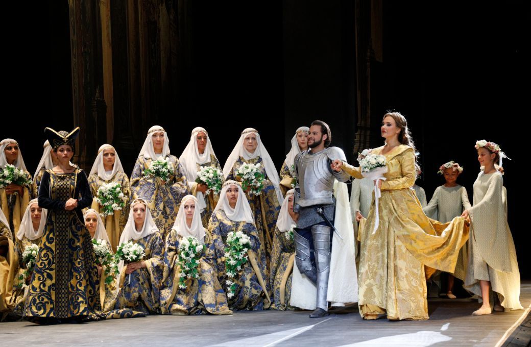 Valery Makarov (Iroldo), Olga Peretyatko (Adelaide) © Rossini Opera Festival | Amati Bacciardi