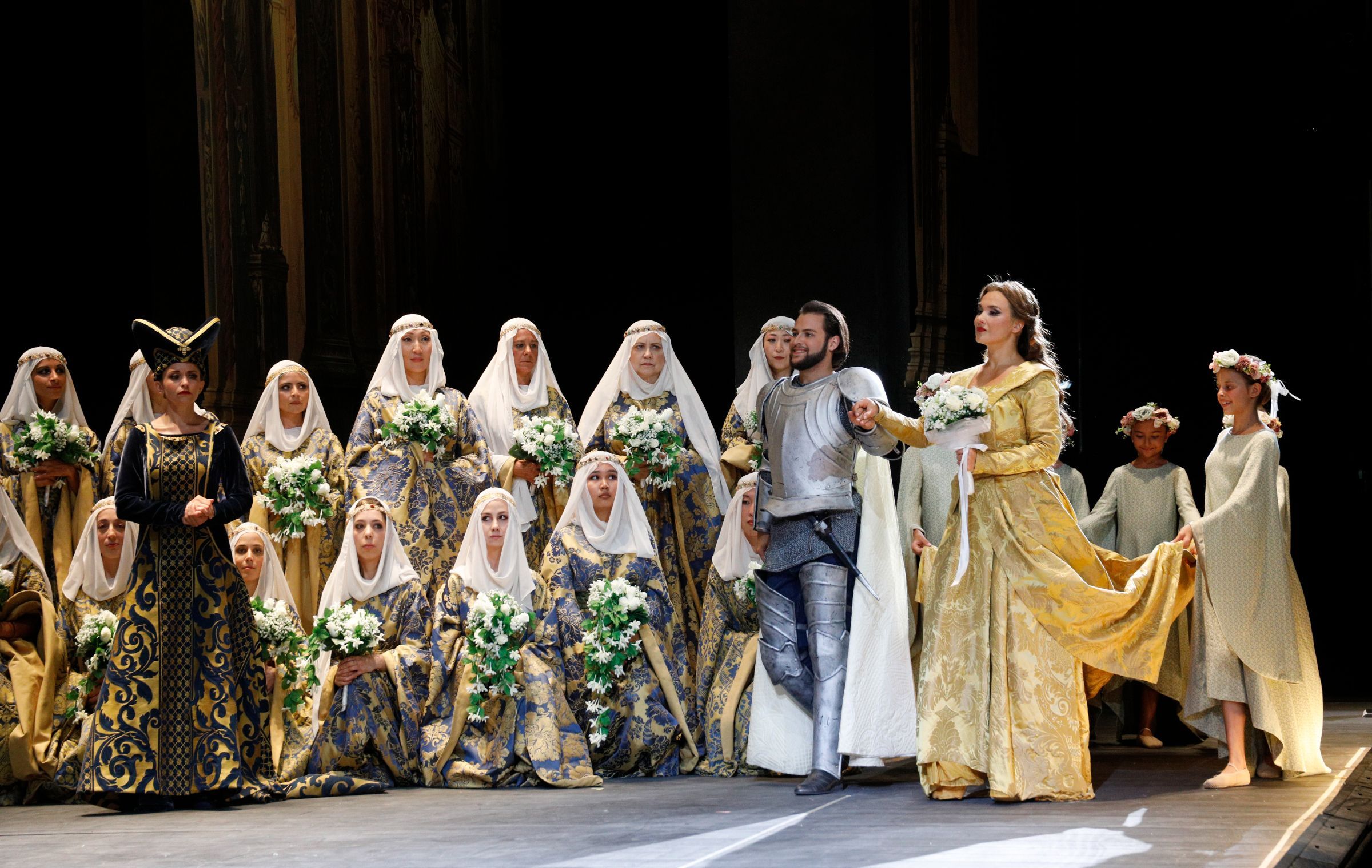 Valery Makarov (Iroldo), Olga Peretyatko (Adelaide) © Rossini Opera Festival | Amati Bacciardi