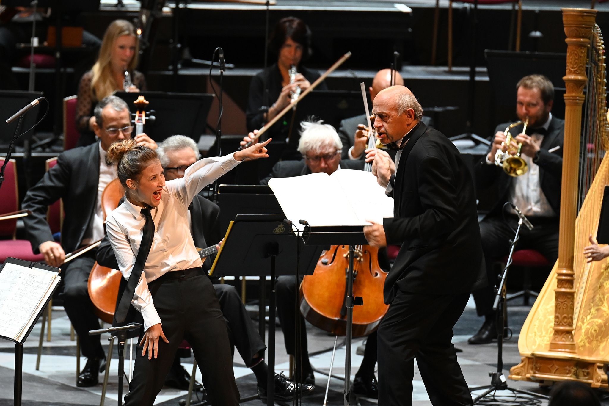 Anna-Lena Elbert, Iván Fischer &copy; BBC | Chris Christodoulou