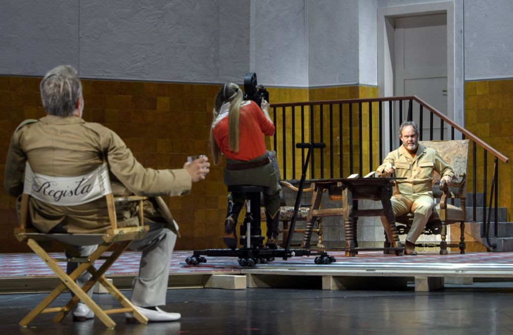 Marc Bodnar (Orson W.) und Gerald Finley (Sir John Falstaff) &copy; SF | Ruth Walz