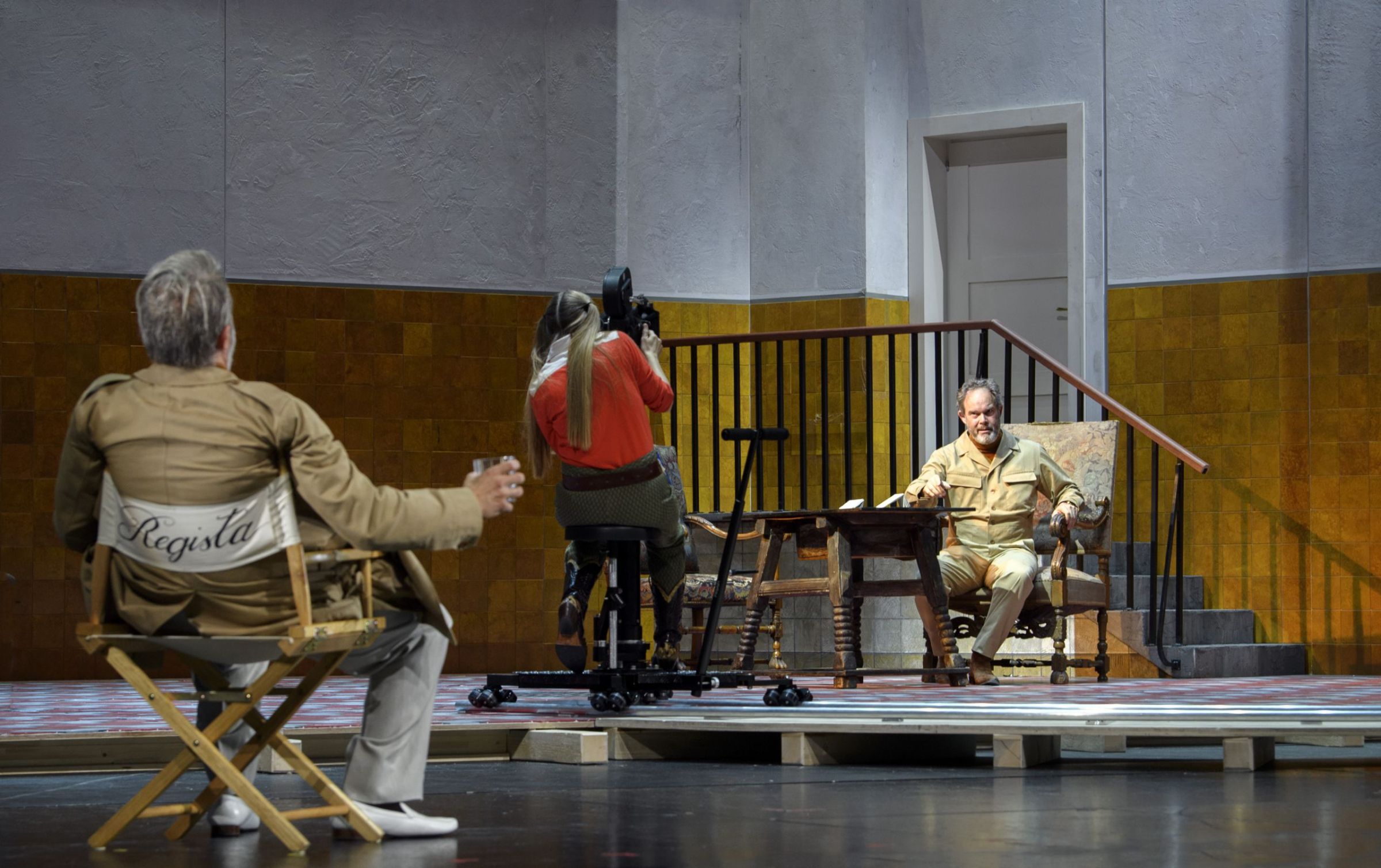 Marc Bodnar (Orson W.) und Gerald Finley (Sir John Falstaff) &copy; SF | Ruth Walz