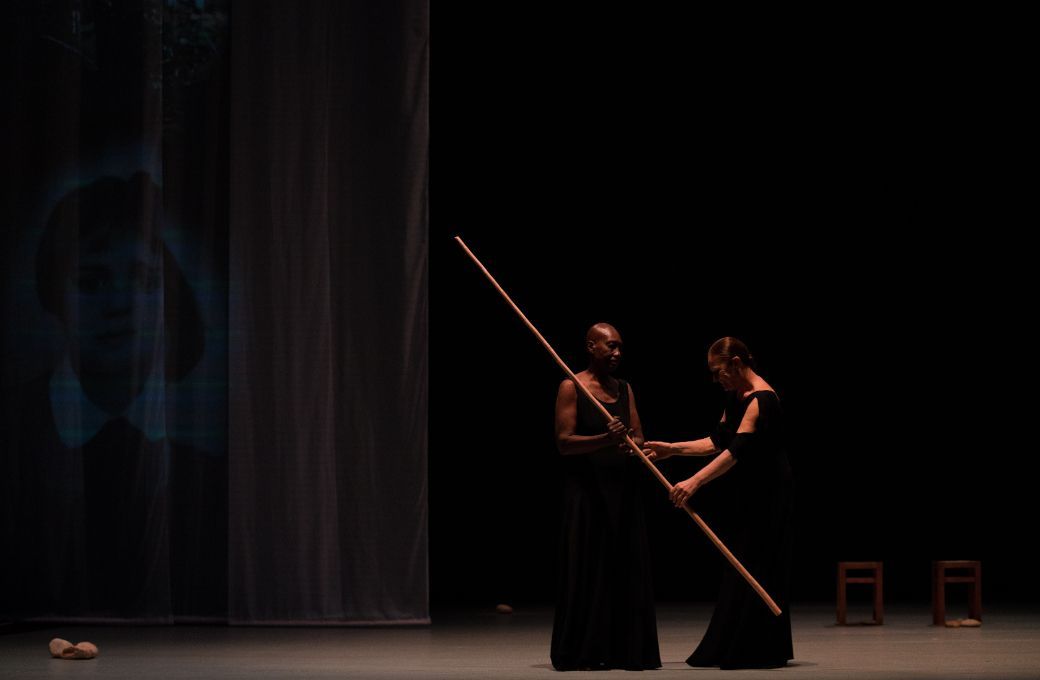 Germaine Acogny and Malou Airaudo in <i>Common Ground(s)</i> © Maarten Vanden Abeele