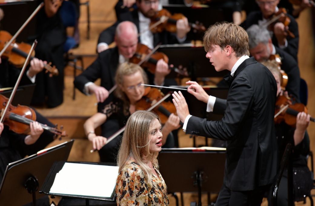 Johanna Wallroth und Klaus Mäkelä © Peter Fischli | Lucerne Festival