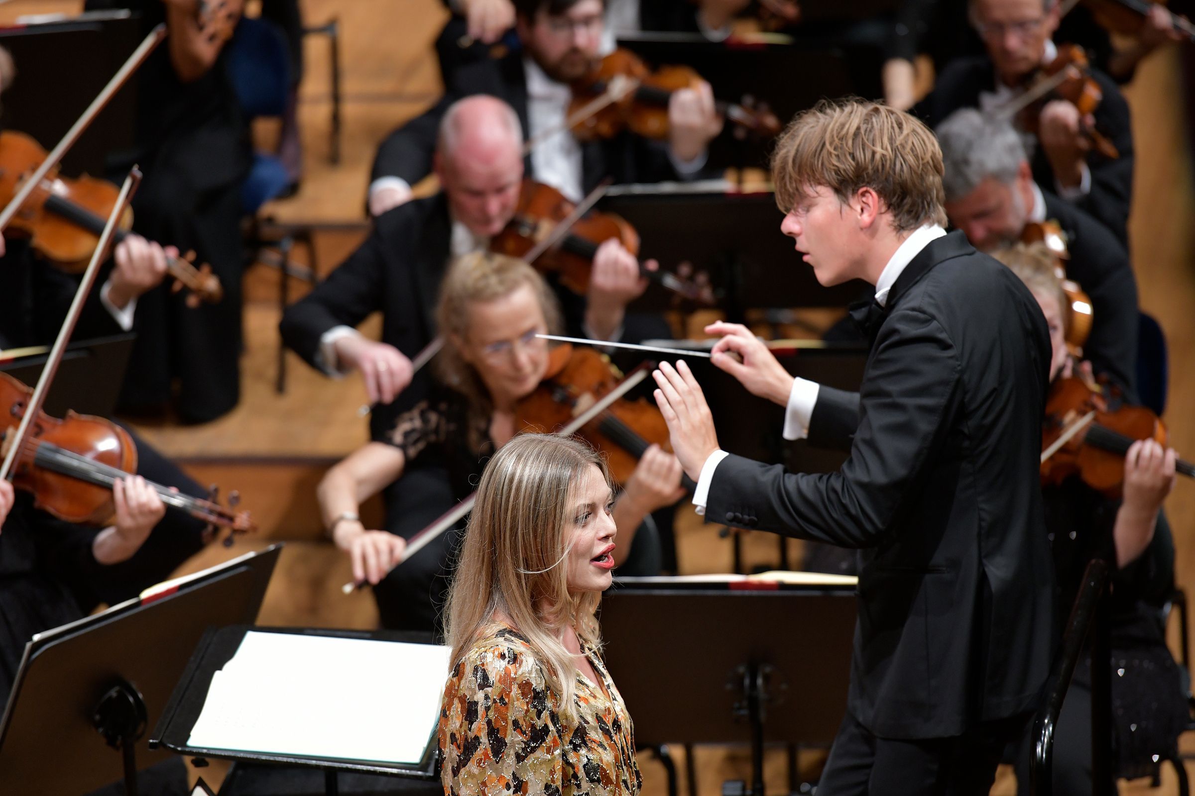 Johanna Wallroth und Klaus Mäkelä © Peter Fischli | Lucerne Festival