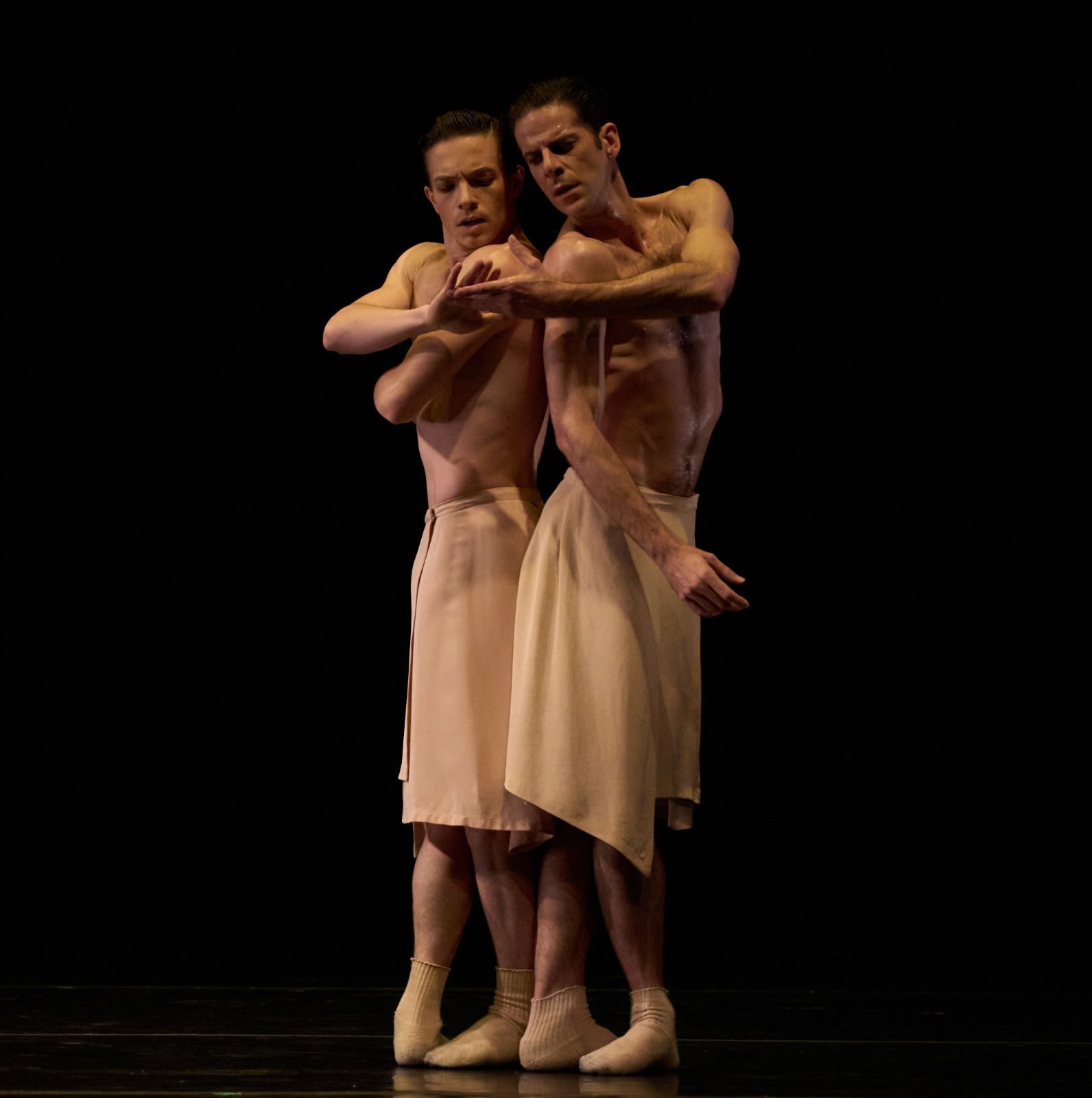 Alejandro Azorin, Marcelo Gomes in David Dawson's <i>Faun(e)</i>, Semperoper Ballett © Prix de Lausanne