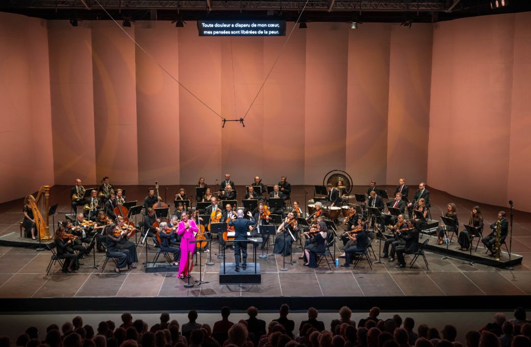 Marina Viotti, Christophe Rousset et Les Talens Lyriques © Festival Berlioz / Bruno Moussier
