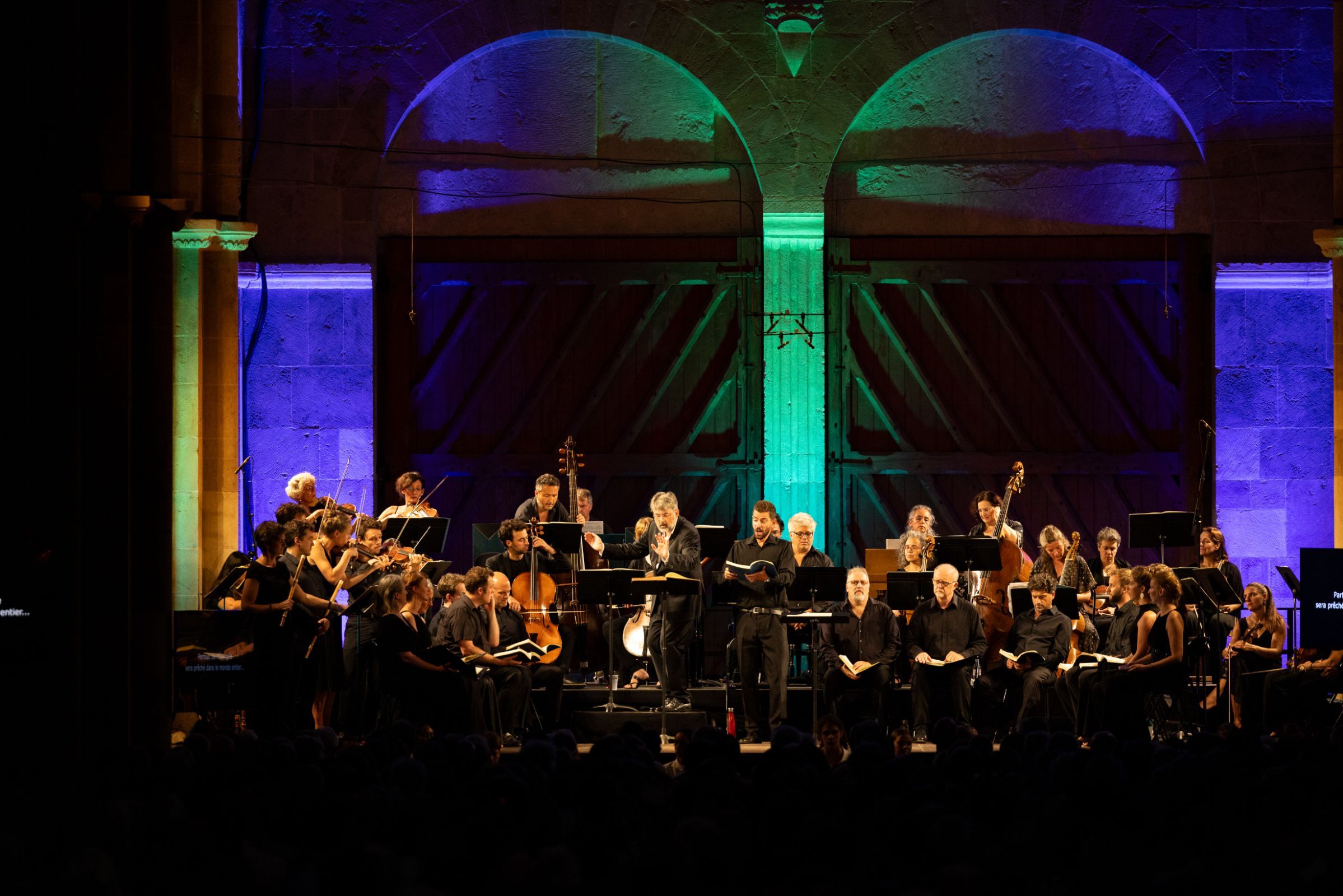 Stephan MacLeod et Gli Angeli Genève à Vézelay © Vincent Arbelet