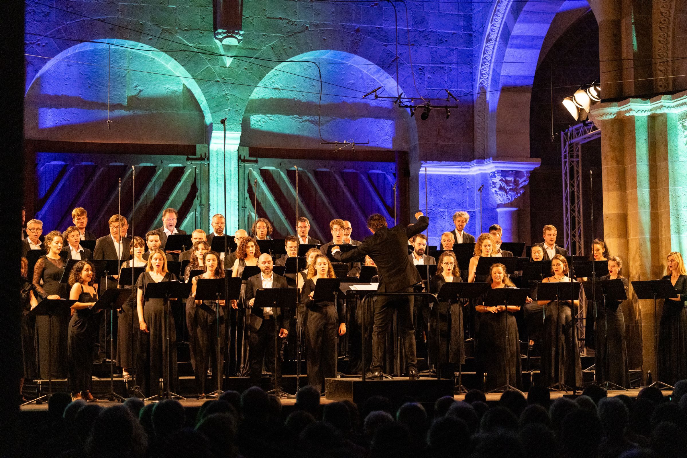Les Métaboles et Léo Warynski à Vézelay &copy; Vincent Arbelet